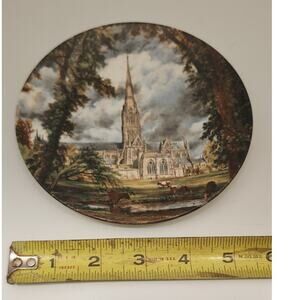 Poole Pottery Transfer plate an excellent reproduction‎ "Salisbury Cathedral".